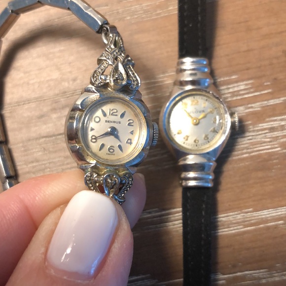 Bulova Accessories - Two Vintage Bulova & Benrus watches